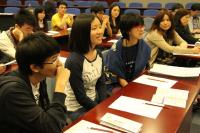 Students attending the social entrepreneurship workshop on 6 April 2013